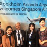 Singapore Airlines( 56) Stockholm Louisa, Shanice og Vinod