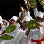 Cymbal dancers, Guwahati.